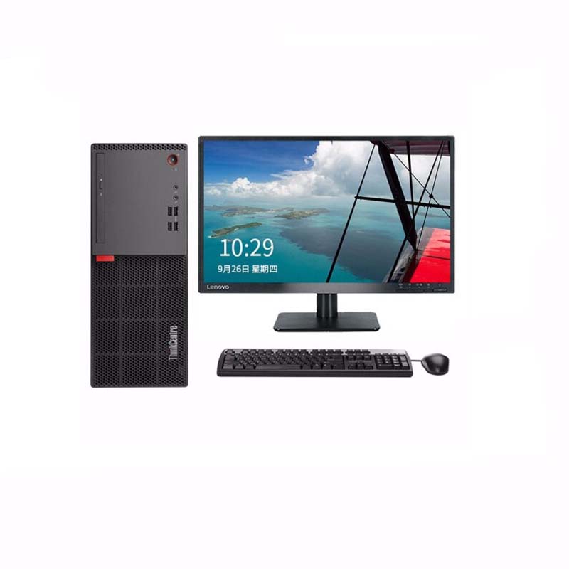 聯想 E75 臺式計算機 G4560T 8G 1T+128G W7 D刻 19.5英寸顯示器